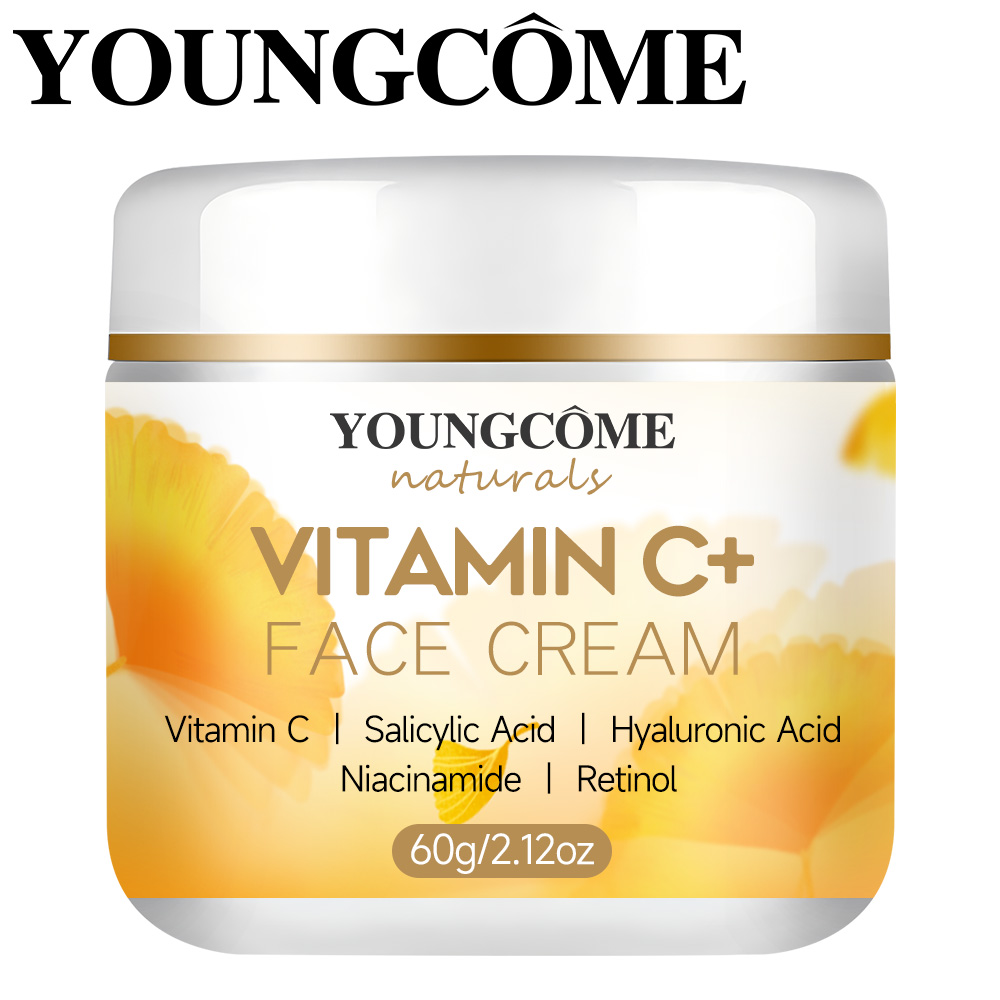 Skincare Vitamin C - YOUNGCOMEN Crema Facial con Vitamina C,