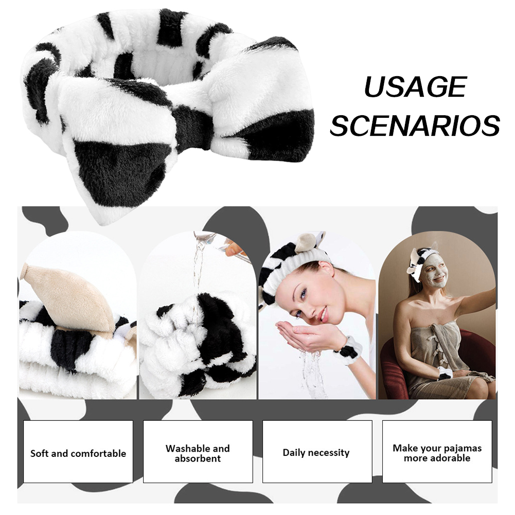 4 Uds. Diadema de vaca 3D, dia - Skincare Routine reseña y precio