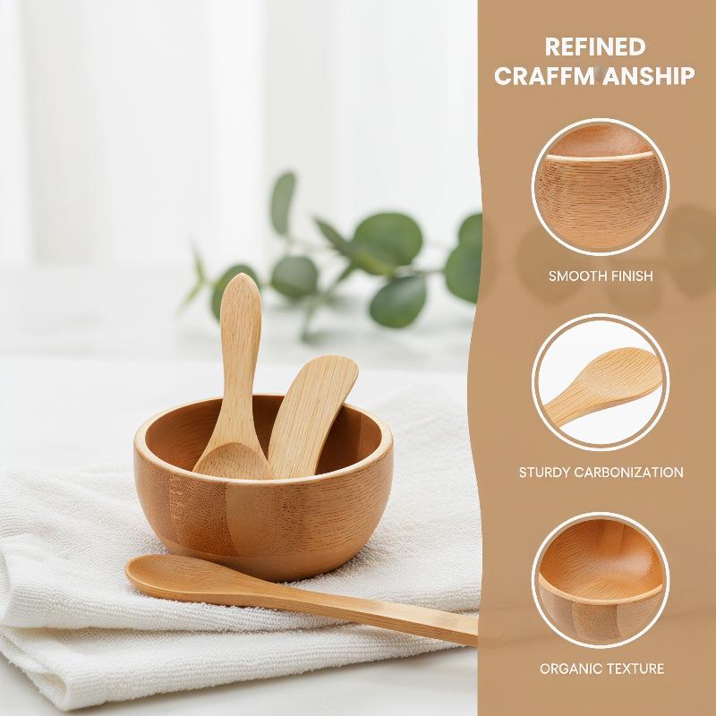 Juego de 3 Tazones de Bambú Mi - Skincare Routine reseña y precio